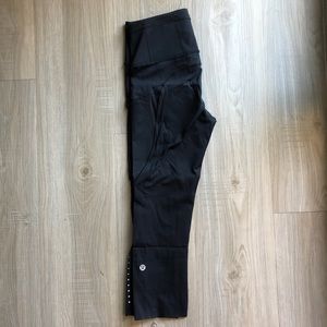 Lululemon Fast & Free 7/8 Tight, Nulux crop black